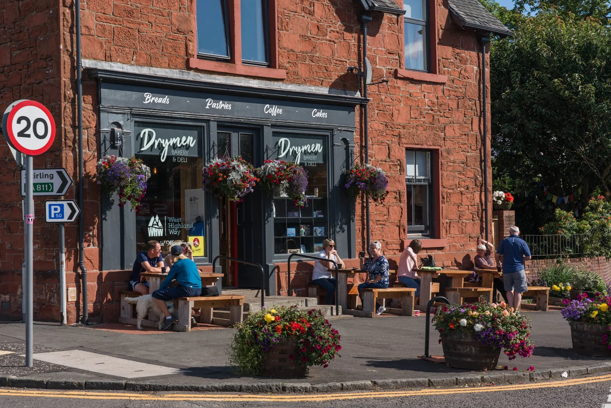 A welcoming village bakery in Drymen