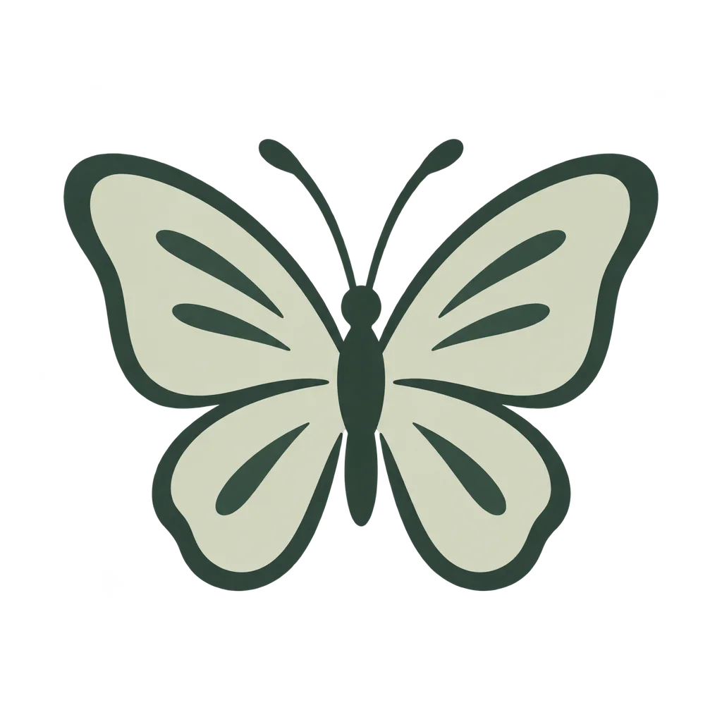 Butterfly in gentle motion