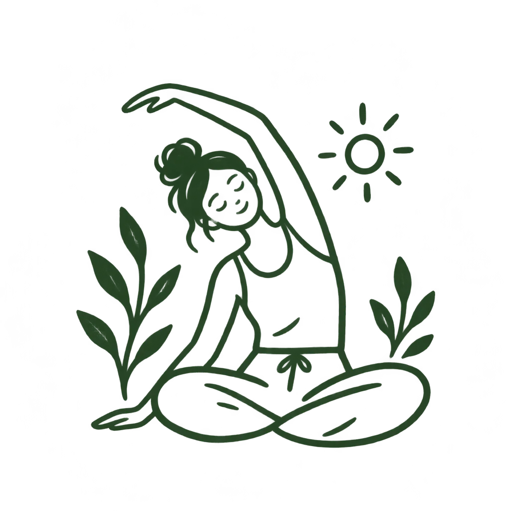 gentle self-care and stretching